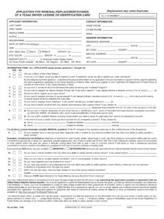 APPLICATION FOR RENEWAL/REPLACEMENT/CHANGE ... - DMV