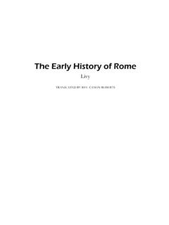 The Early History of Rome - files.romanroadsstatic.com