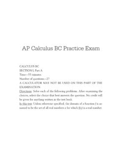 AP Calculus BC Practice Exam - All Things AP