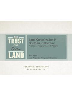 Land Conservation in Southern California