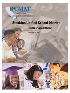 Stockton Unified School District - FCMAT
