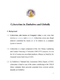 Cybercrime in Zimbabwe and Globally