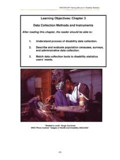 Data Collection Methods and Instruments
