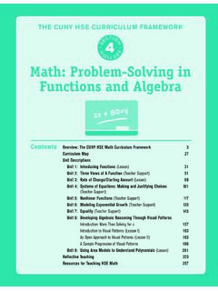 Math: Problem-Solving in Functions and Algebra
