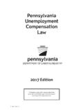 Pennsylvania Unemployment Compensation Law