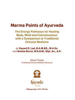 Marma Points of Ayurveda - The Ayurvedic Institute