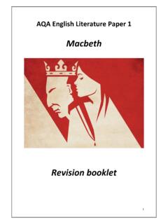 Macbeth - Bishop Fox's School