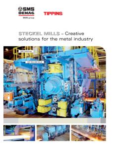 Steckel Mills e - SMS group