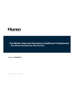 Fair Market Value and Payments to Healthcare Professionals