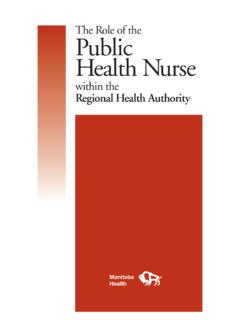 The Role of the Public Health Nurse - Manitoba