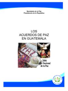 LOS ACUERDOS DE PAZ EN GUATEMALA - muniguate