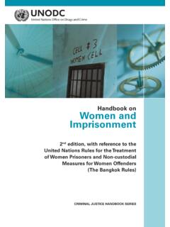 Handbook on Women and Imprisonment - United Nations …