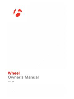 Wheel Owner’s Manual - Adobe