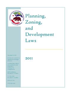 Planning, Zoning, and Development Laws