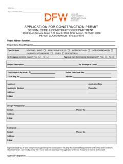 Application for Construction Permit revised.10-15