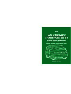 VOLKSWAGEN TRANSPORTER T4 VW - download.e …