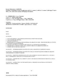 Decreto Ministeriale del 06/09/1994 Normative e ...