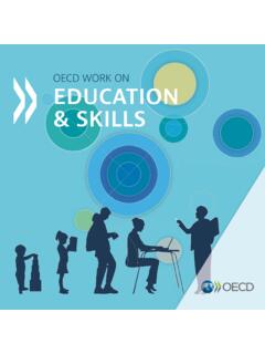 OECD WORK ON EDUCATION &amp; SKILLS