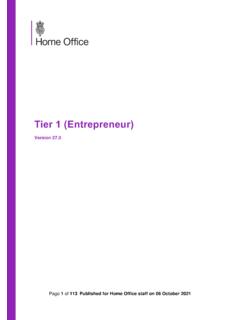 Tier 1 (Entrepreneur) - GOV.UK