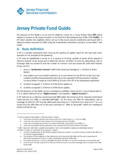 Jersey Private Fund Guide