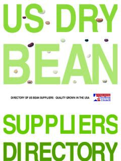 USDBC Directory 2010 - US DRY BEAN