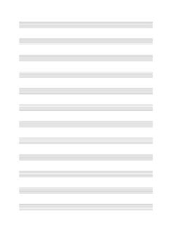 A4 12 Stave Blank Manuscript | A4 12 stave blank manuscript | PDF4PRO