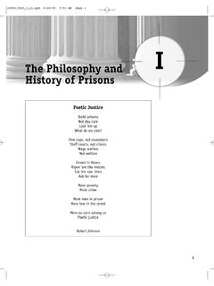 The Philosophy and History of Prisons