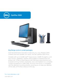 OptiPlex 3020 - Dell