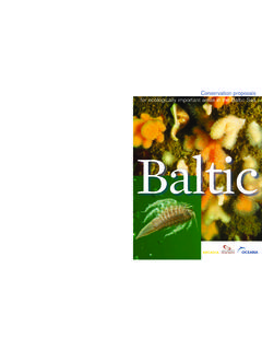 for ecologically important areas in the Baltic Sea Baltic