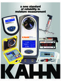 a new standard of reliability in moisture measurement - Kahn