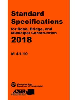 for Road, Bridge, and Municipal Construction 2018