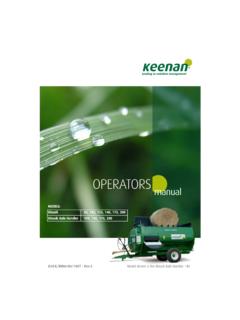 Keenan Operators Manual - keenanservice.com