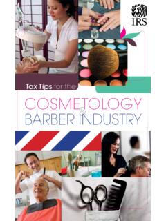 Tax Tips for the Cosmetology BarBer Industry