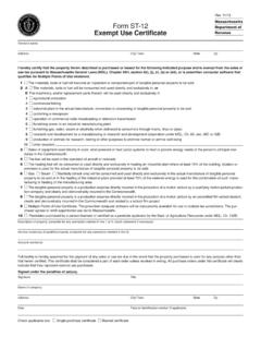 Form ST-12 Department of Exempt Use Certificate