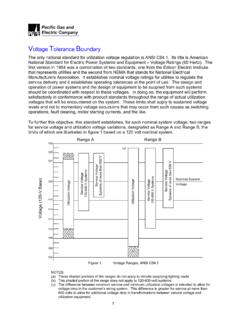 Voltage Tolerance Boundary - Pacific Gas and Electric …