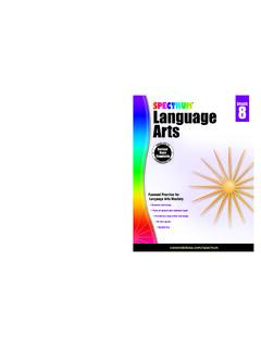 Language Arts GRADE 8 Language - HIGHPOINT CORAL WAY …