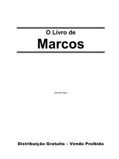 O Livro de Marcos - estudosdabiblia.net