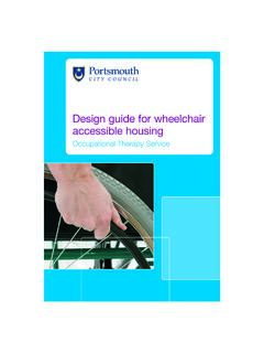 Design guide for wheelchair accessible housing - Portsmouth