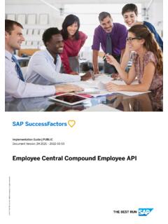 Employee Central Compound Employee API