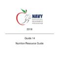 2018 Guide 14 Nutrition Resource Guide - United …