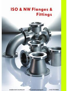 ISO &amp; NW Flanges &amp; Fittings