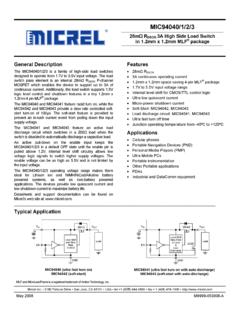 MIC94040/1/2/3 - Microchip Technology