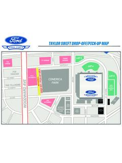 Ford Field Drop-Off Pick-Up Map (Non-Lions) - 2