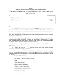 “FORM Application Form for L.T. Service ... - TANGEDCO