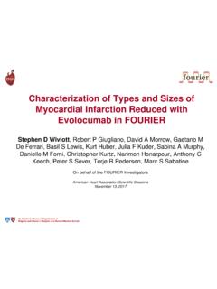 Characterization of Types and Sizes of Myocardial ...