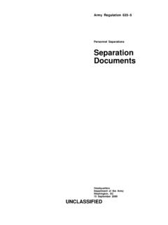 Personnel Separations Separation Documents - DD214
