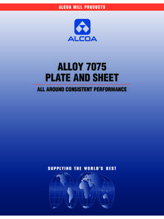 ALLOY 7075 PLATE AND SHEET - Calm Aluminium