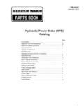 Hydraulic Power Brake (HPB) Catalog - WABCO