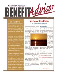 Volume Two, Issue 1 February 1999 In This Issue Medicare ...
