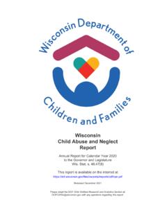 Wisconsin Child Abuse and Neglect Report